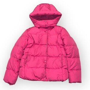 Gap kids bright pink down filled puffer winter coat size XL